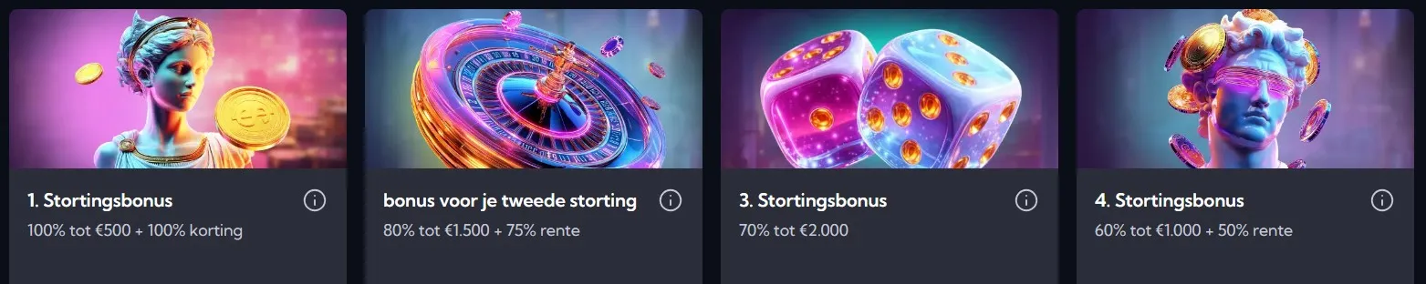 Spinalto Casino bonussen en promoties